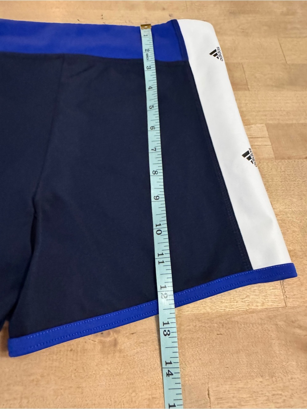 Adidas by Stella McCartney Navy Stellasports training Shorts - Picture 7 of 9